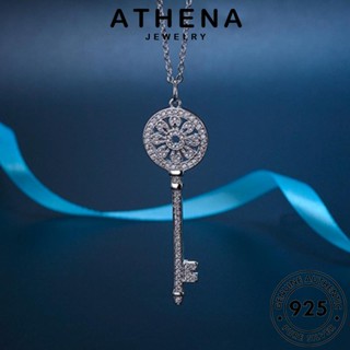 ATHENA JEWELRY Mulher Chave Diamante 925 Colar Moissanita Prata Original N156-BRN