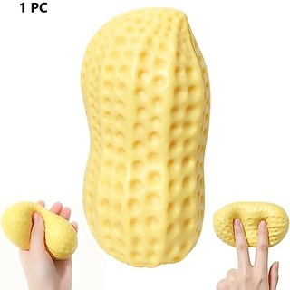 Squishy de Amendoim Realista, Brinquedo Antiestresse, Alívio de Ansiedade, Presente Ideal para Festas, Textura de Ascens