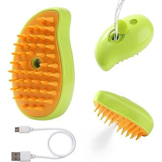 Escova De Vapor Para Queda De Gatos , Pente De Remoção De Pêlos De Animais De Estimação Com Água A 3 Em 1 Vaporizador Sp